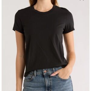 James Perse Black Short Sleeve Tee